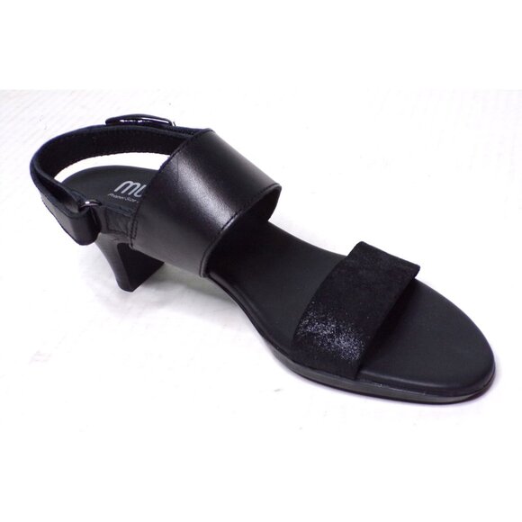 🆕MUNRO Livia Kitten Heel Sandals Shoes Black 8N - Picture 10 of 14